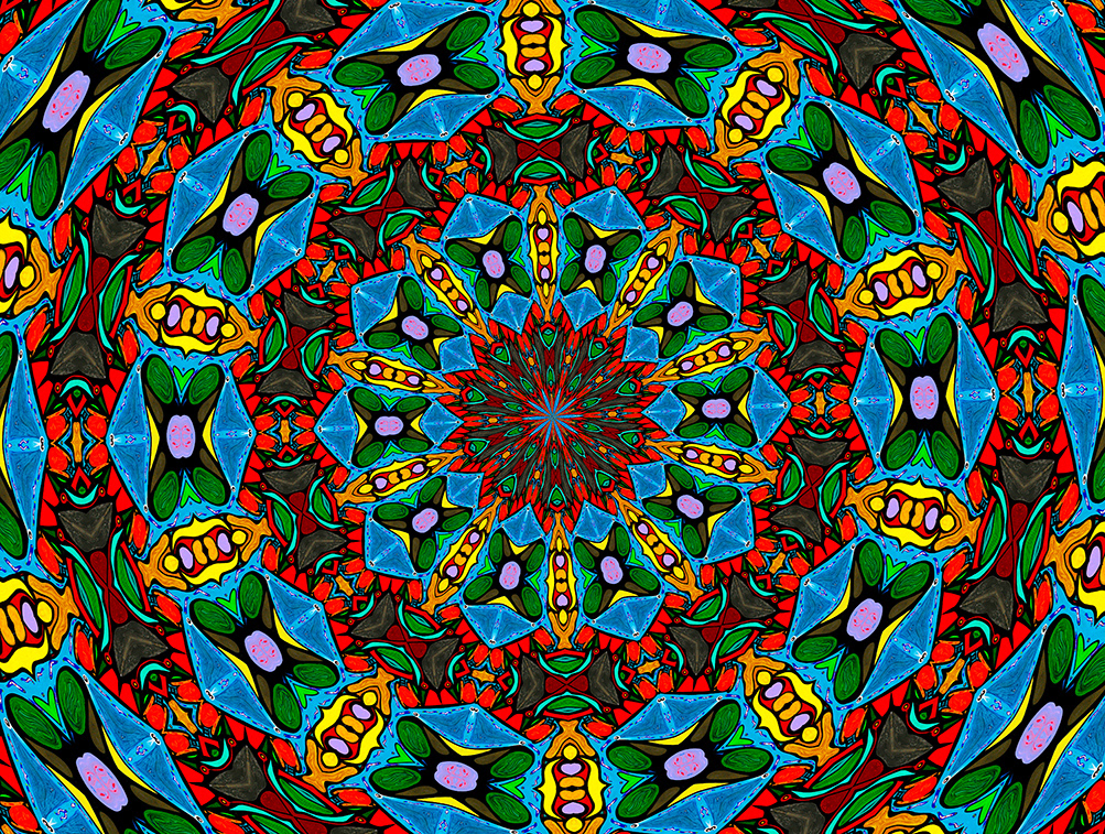 Digitally Modified Original Abstract Painting By Peter Smolenski