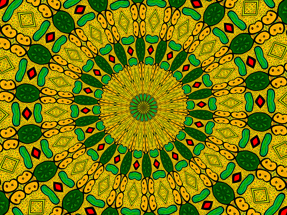 Digitally Modified Original Abstract Painting By Peter Smolenski
