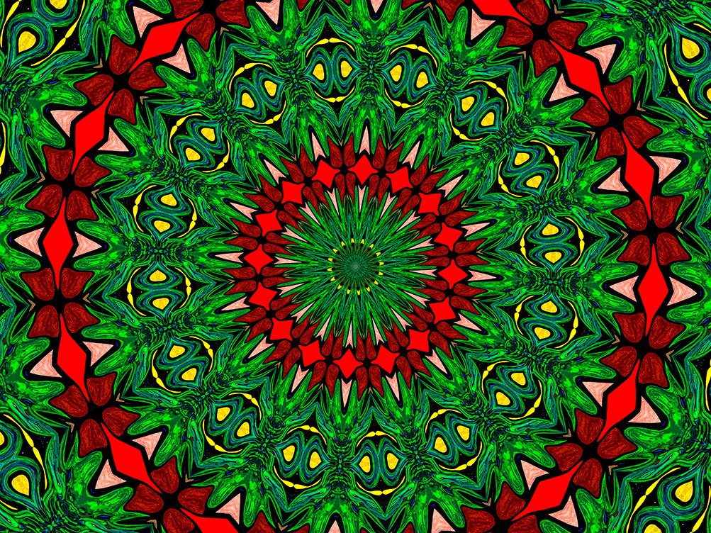 Digitally Modified Original Abstract Painting By Peter Smolenski