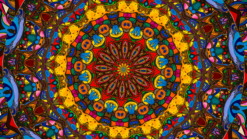 Digitally Modified Original Abstract Painting By Peter Smolenski