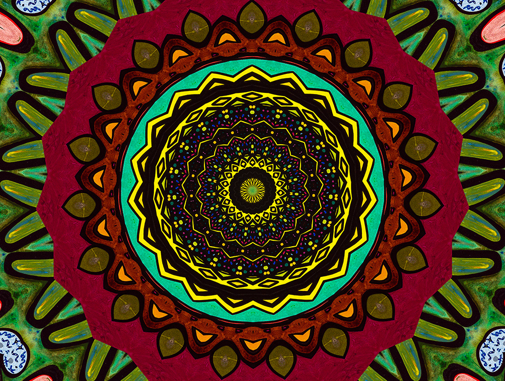 Digitally Modified Original Abstract Painting By Peter Smolenski