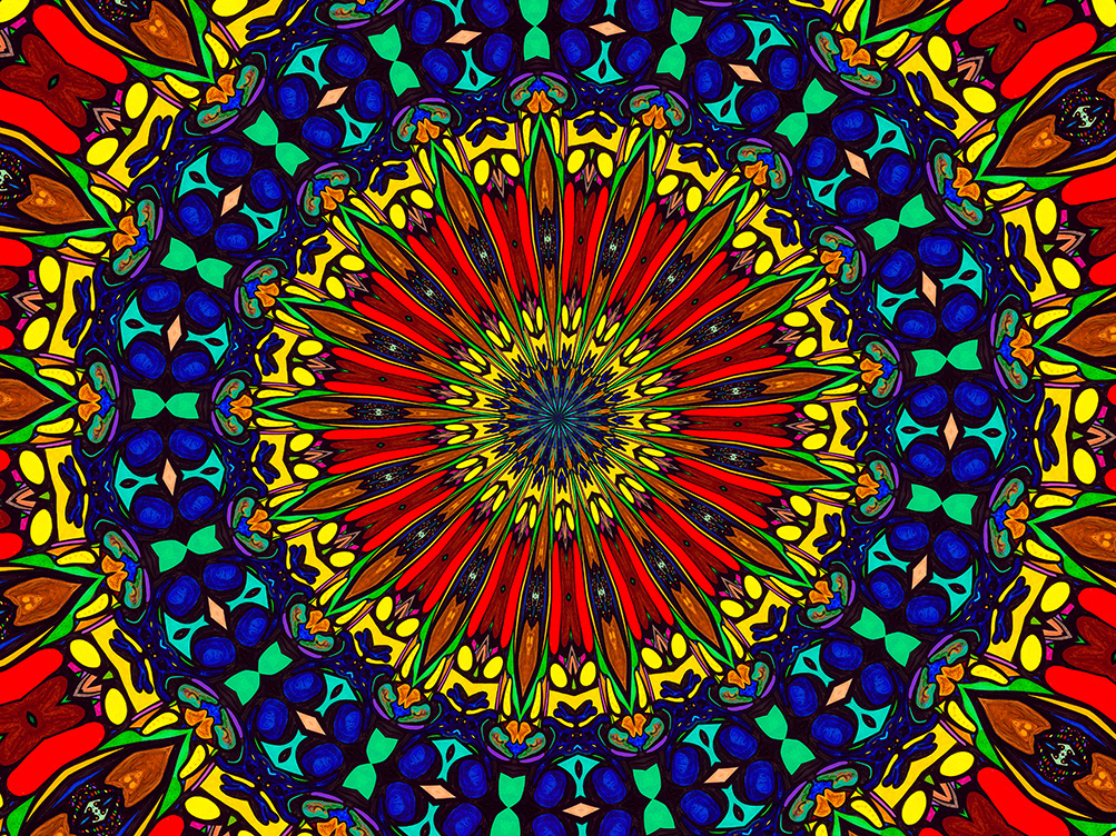 Digitally Modified Original Abstract Painting By Peter Smolenski
