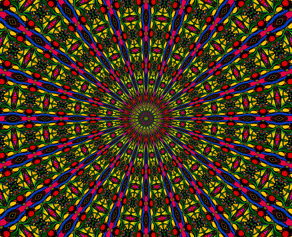 Digitally Modified Original Abstract Painting By Peter Smolenski