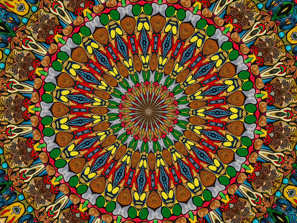 Digitally Modified Original Abstract Painting By Peter Smolenski