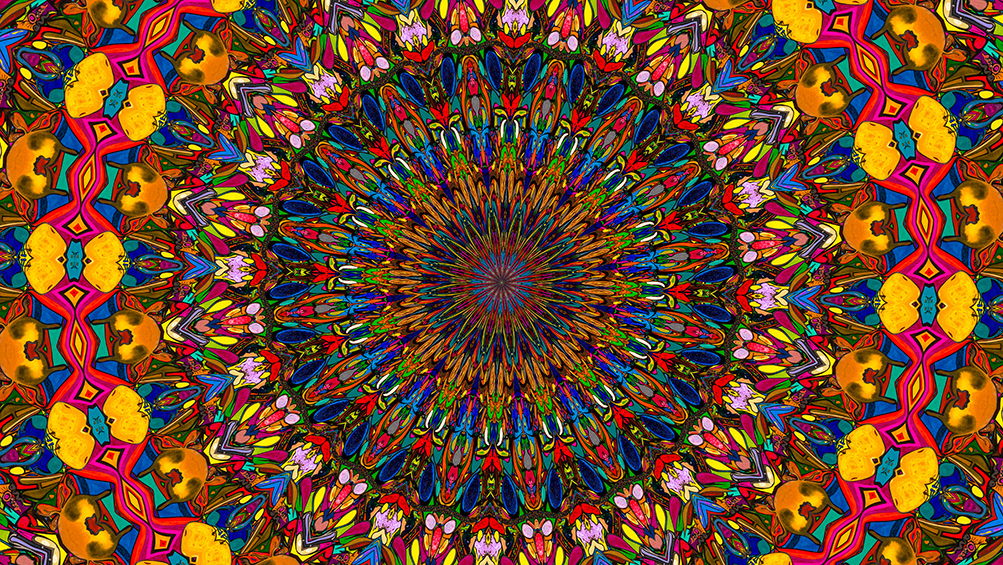 Digitally Modified Original Abstract Painting By Peter Smolenski