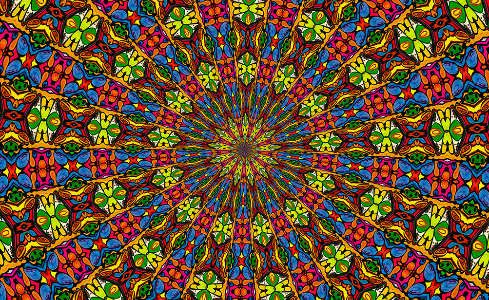 Digitally Modified Original Abstract Painting By Peter Smolenski