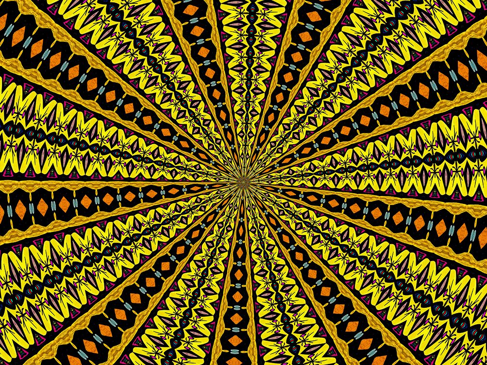 Digitally Modified Original Abstract Painting By Peter Smolenski