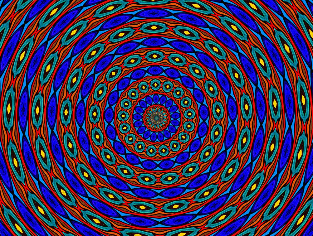 Digitally Modified Original Abstract Painting By Peter Smolenski