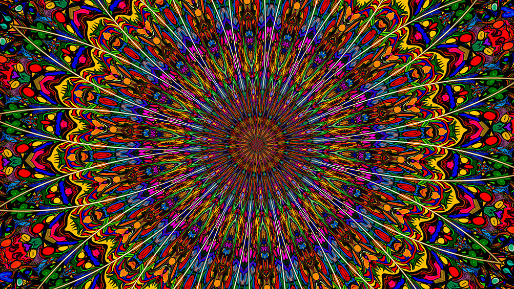 Digitally Modified Original Abstract Painting By Peter Smolenski