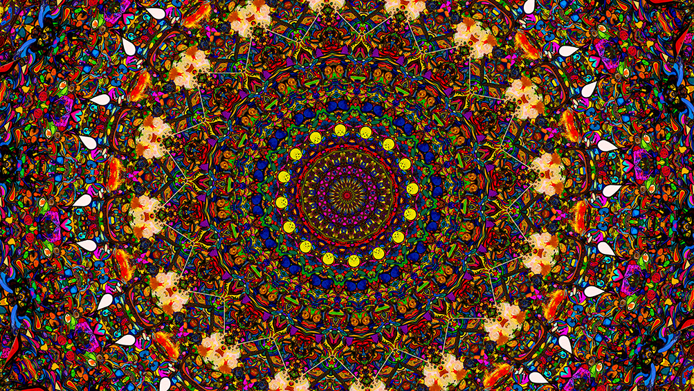 Digitally Modified Original Abstract Painting By Peter Smolenski