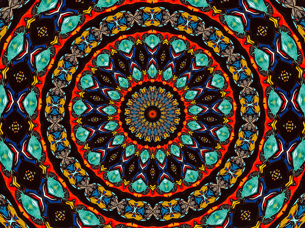 Digitally Modified Original Abstract Painting By Peter Smolenski