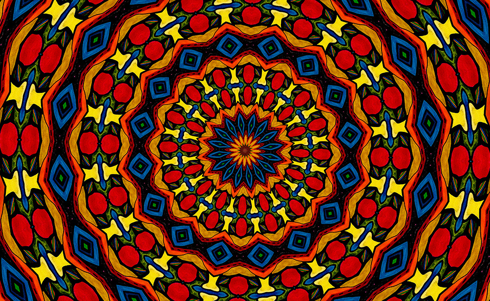 Digitally Modified Original Abstract Painting By Peter Smolenski