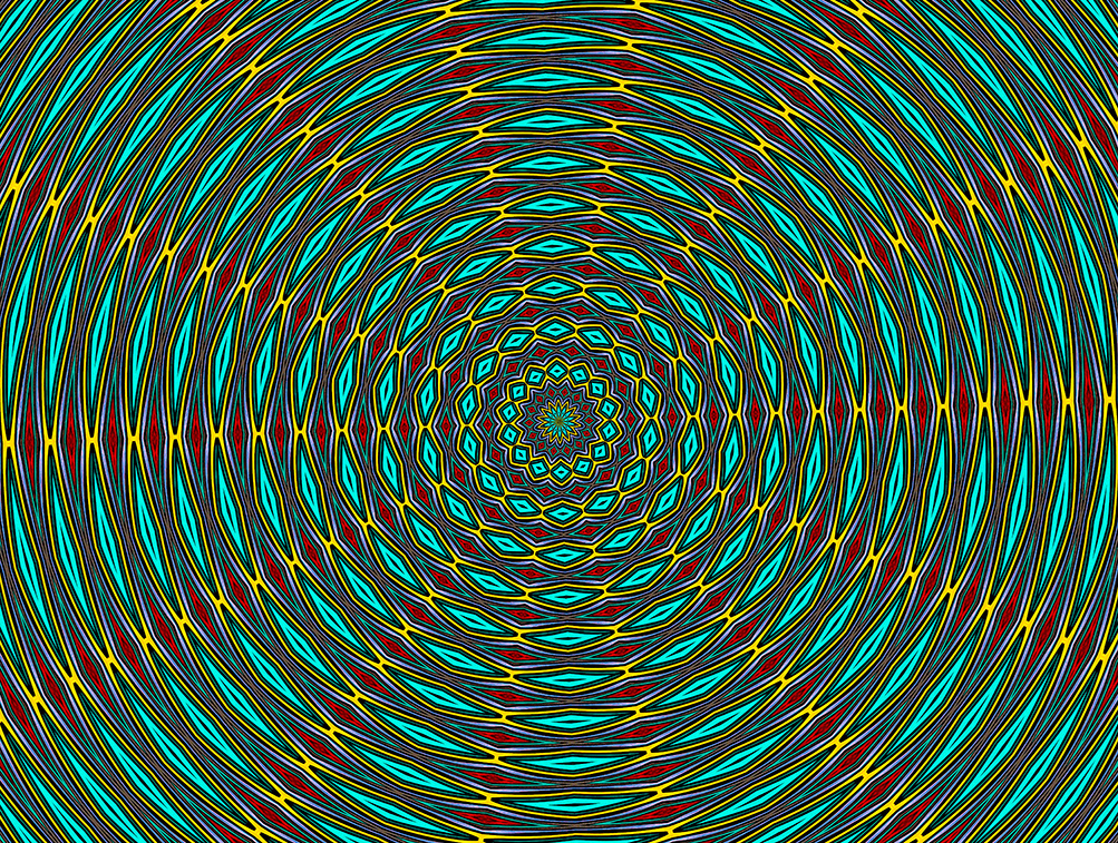 Digitally Modified Original Abstract Painting By Peter Smolenski