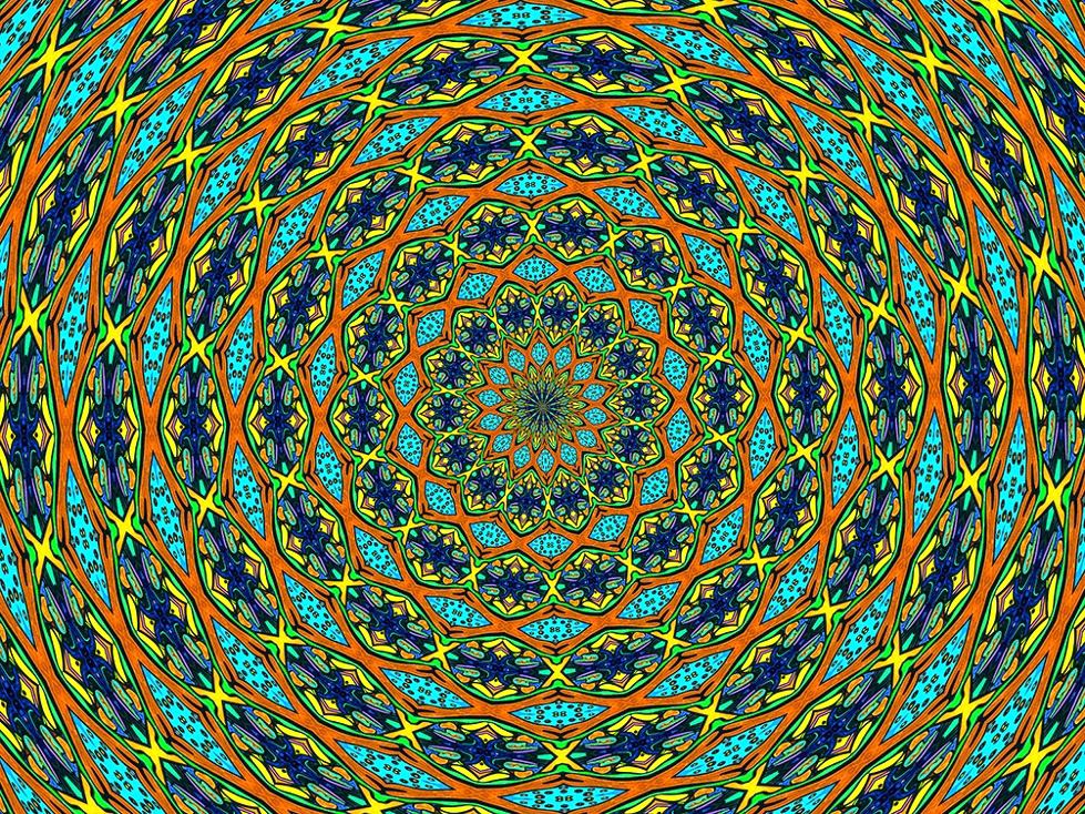 Digitally Modified Original Abstract Painting By Peter Smolenski