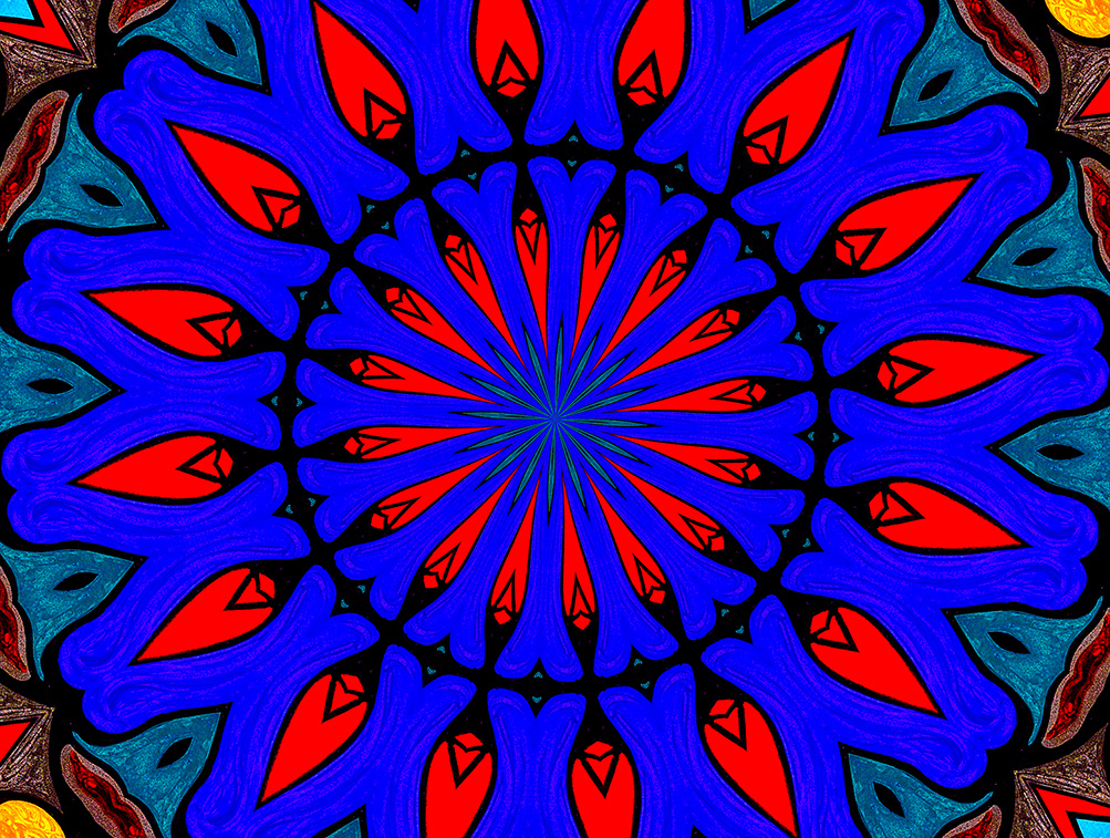 Digitally Modified Original Abstract Painting By Peter Smolenski
