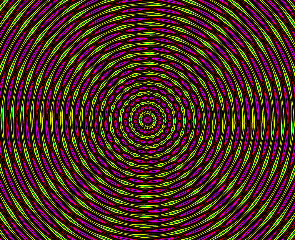 Digitally Modified Original Abstract Painting By Peter Smolenski
