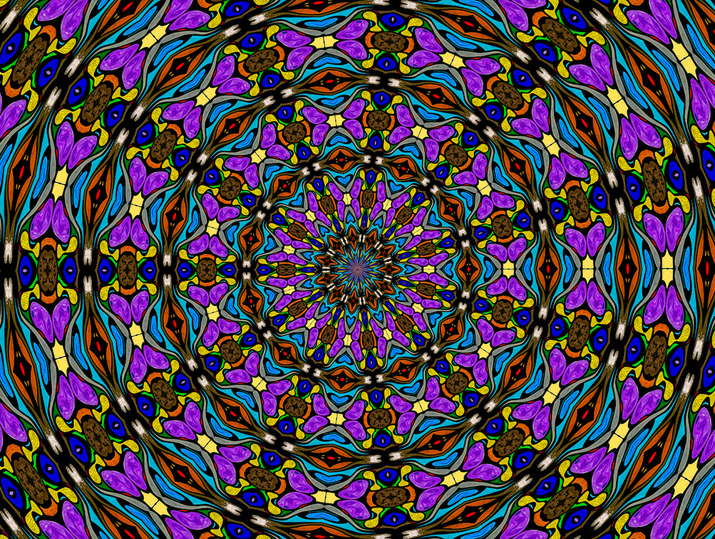Digitally Modified Original Abstract Painting By Peter Smolenski