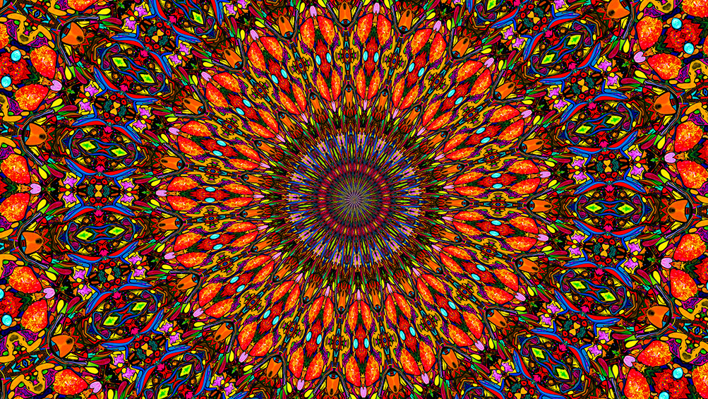 Digitally Modified Original Abstract Painting By Peter Smolenski