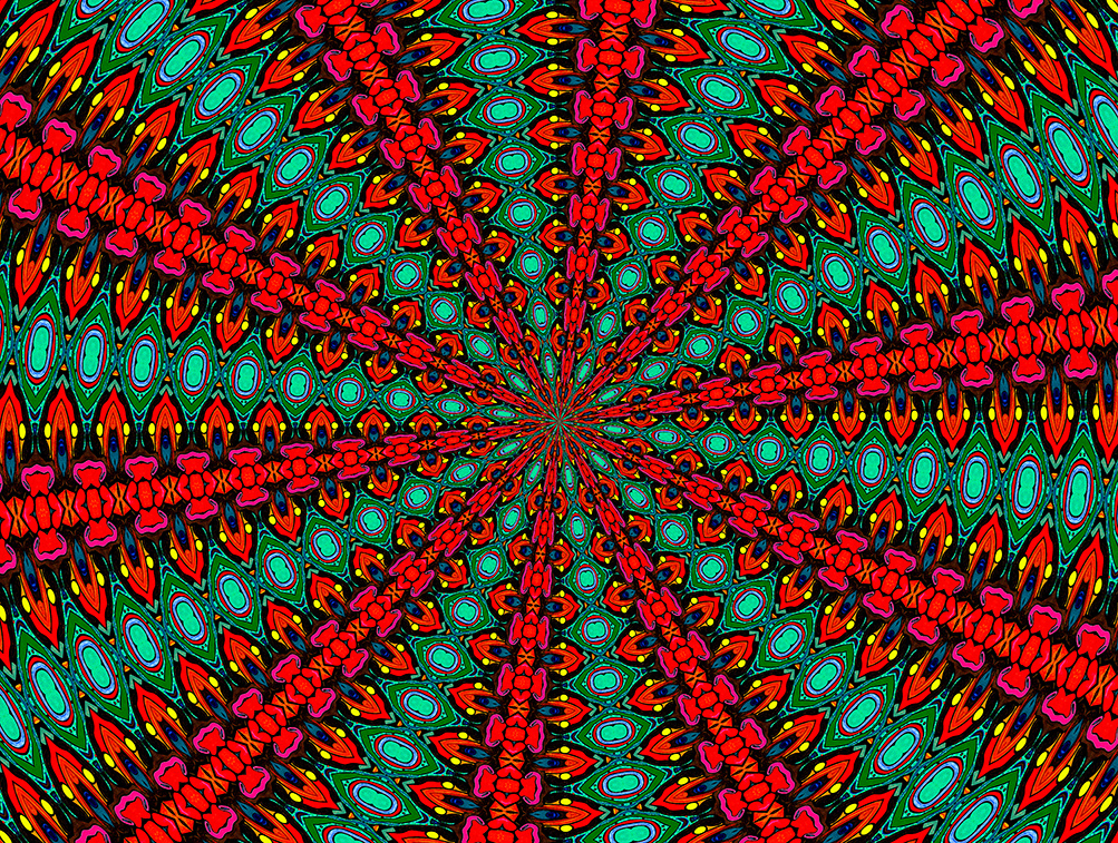 Digitally Modified Original Abstract Painting By Peter Smolenski