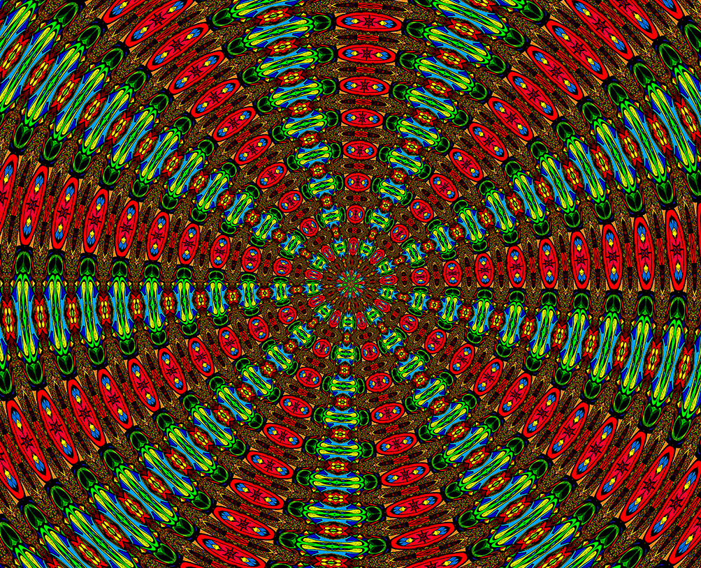 Digitally Modified Original Abstract Painting By Peter Smolenski