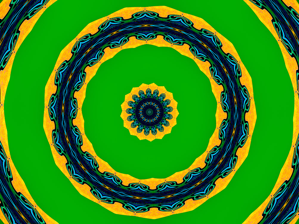 Digitally Modified Original Abstract Painting By Peter Smolenski
