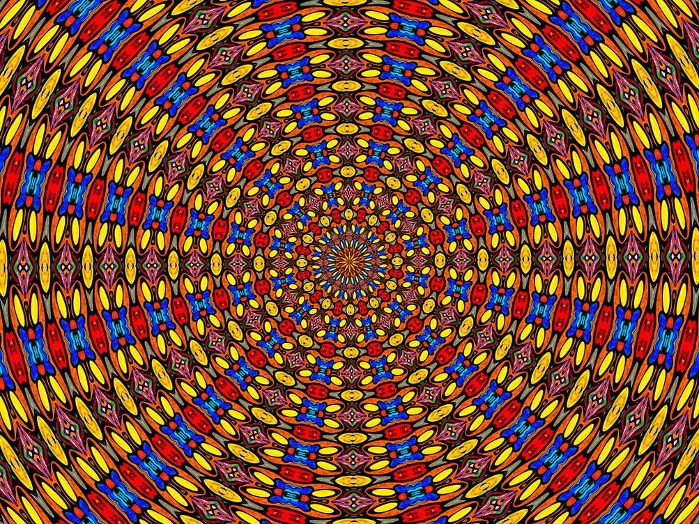 Digitally Modified Original Abstract Painting By Peter Smolenski