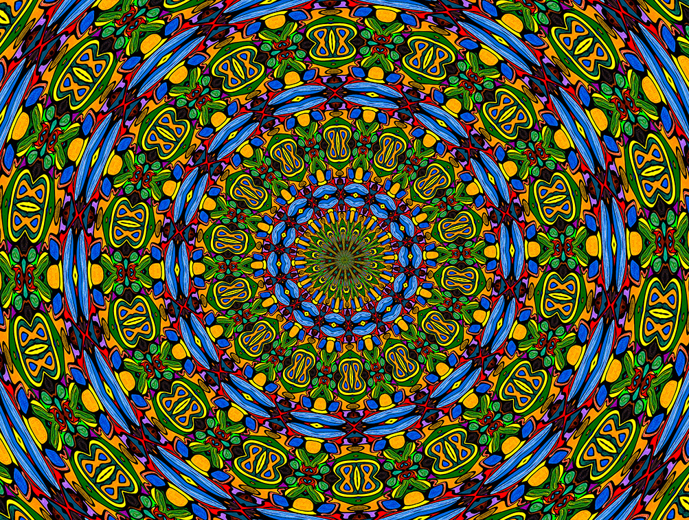 Digitally Modified Original Abstract Painting By Peter Smolenski