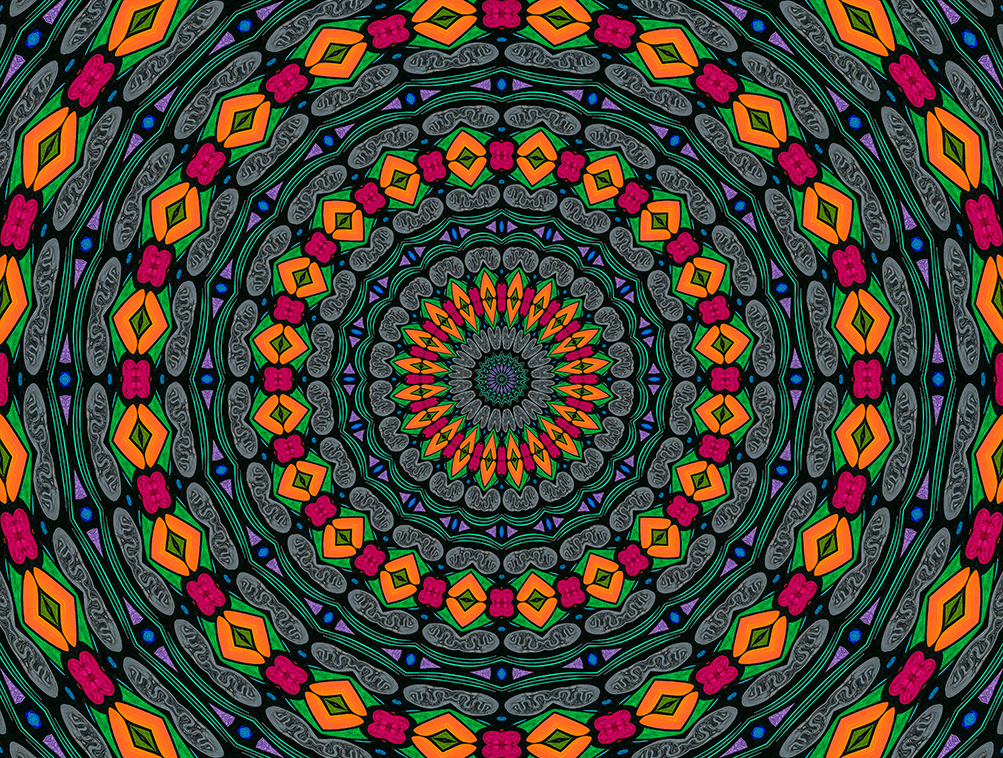 Digitally Modified Original Abstract Painting By Peter Smolenski