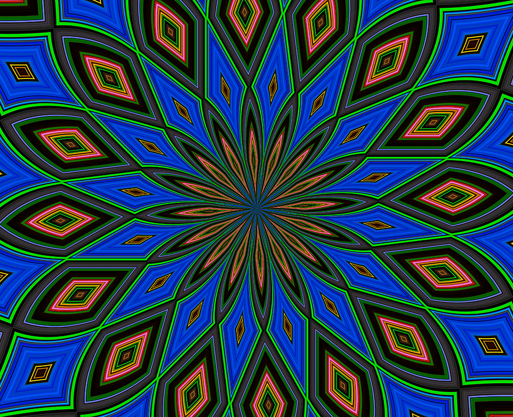 Digitally Modified Original Abstract Painting By Peter Smolenski