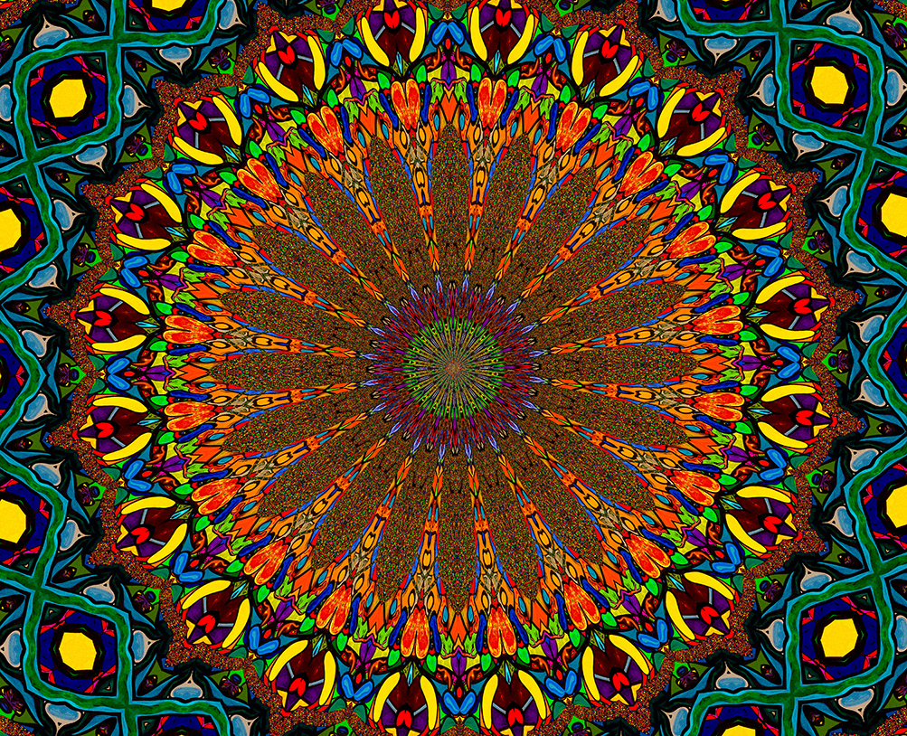 Digitally Modified Original Abstract Painting By Peter Smolenski