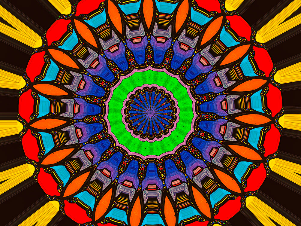 Digitally Modified Original Abstract Painting By Peter Smolenski