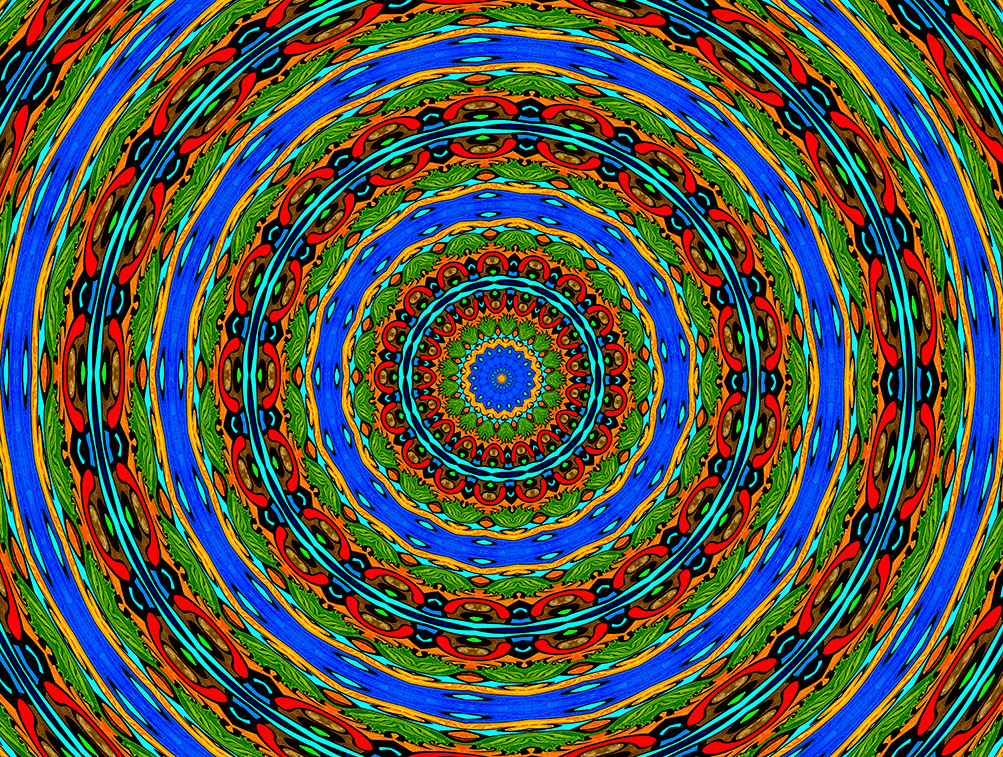 Digitally Modified Original Abstract Painting By Peter Smolenski