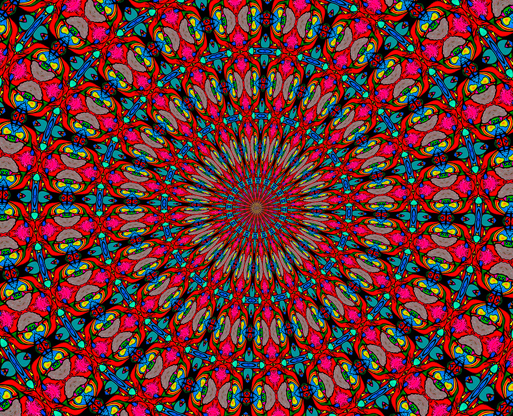 Digitally Modified Original Abstract Painting By Peter Smolenski
