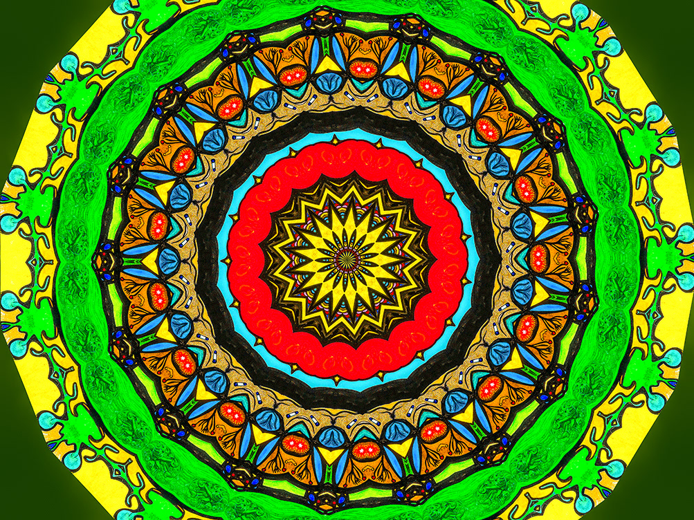 Digitally Modified Original Abstract Painting By Peter Smolenski