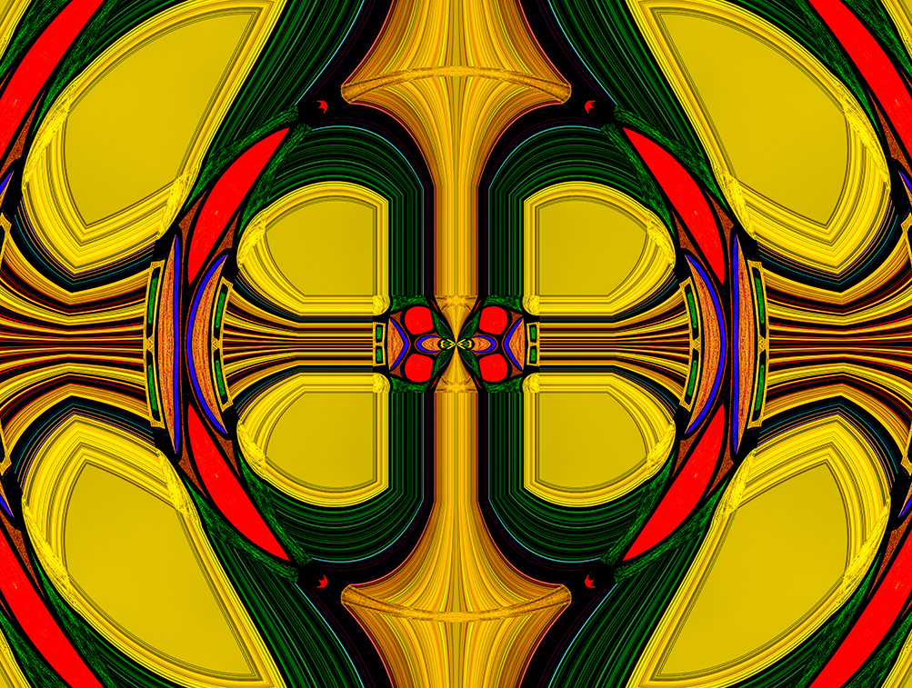 Digitally Modified Original Abstract Painting By Peter Smolenski
