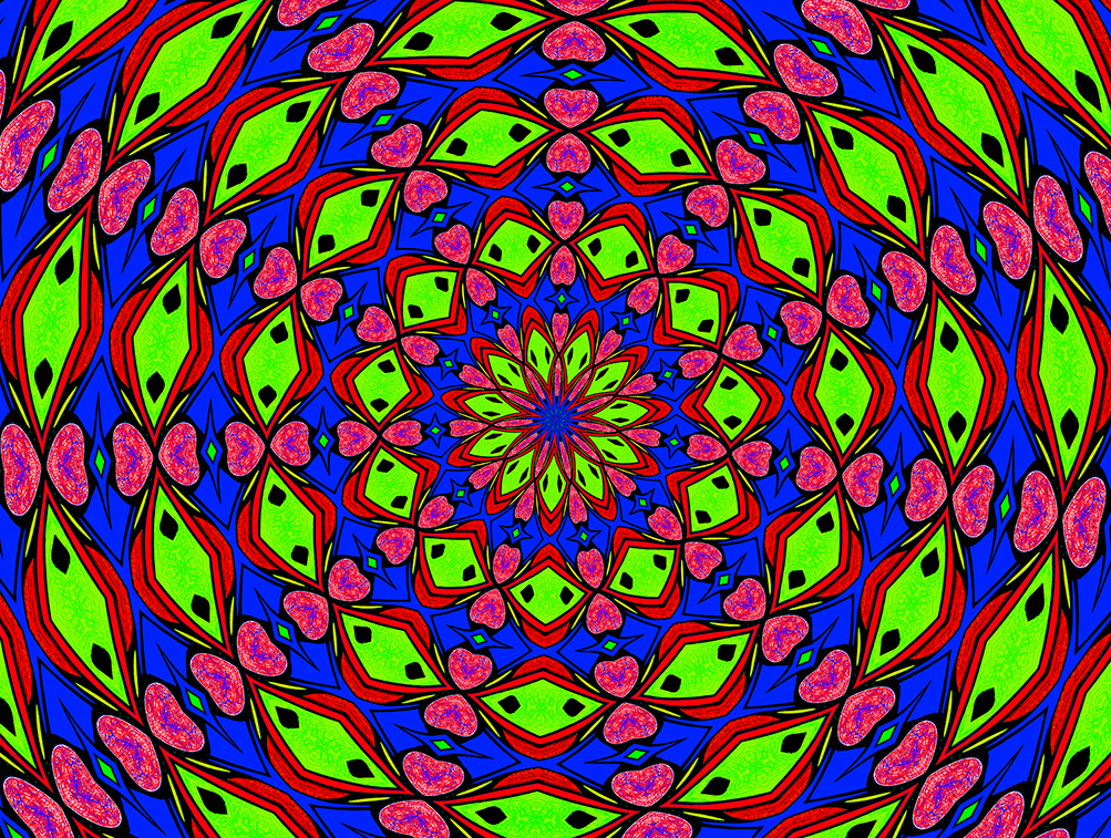 Digitally Modified Original Abstract Painting By Peter Smolenski