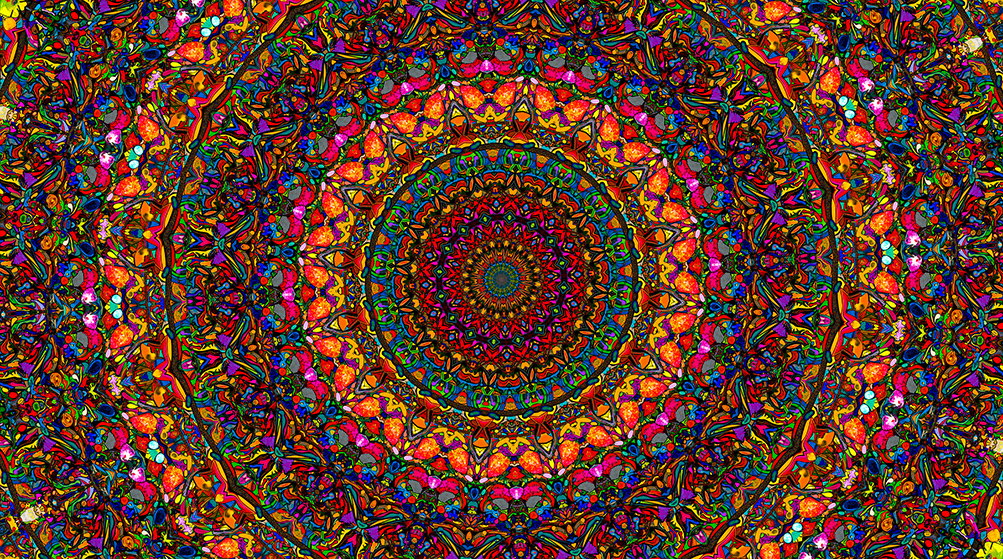 Digitally Modified Original Abstract Painting By Peter Smolenski