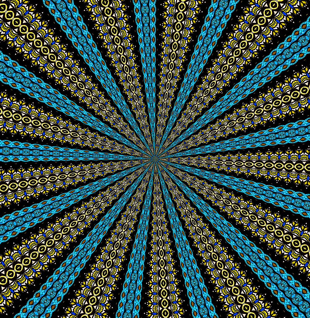 Digitally Modified Original Abstract Painting By Peter Smolenski
