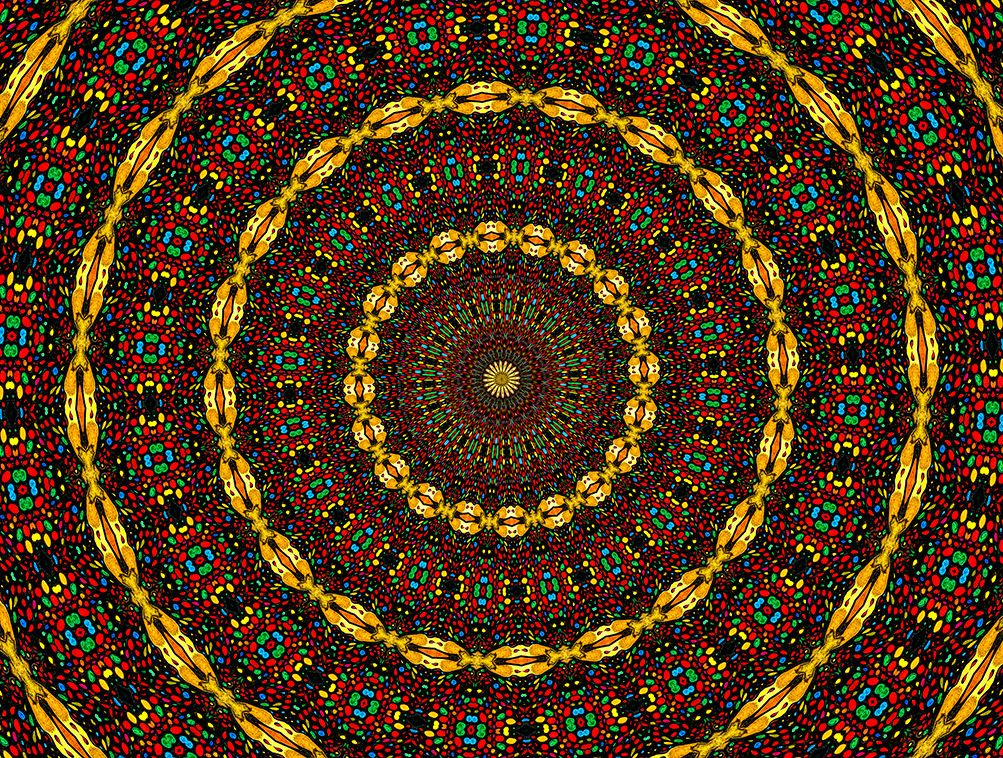 Digitally Modified Original Abstract Painting By Peter Smolenski