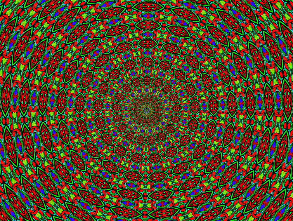 Digitally Modified Original Abstract Painting By Peter Smolenski
