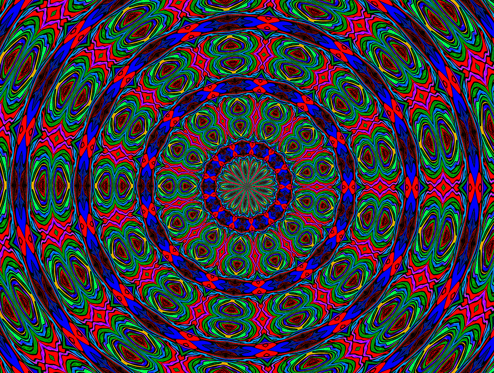 Digitally Modified Original Abstract Painting By Peter Smolenski