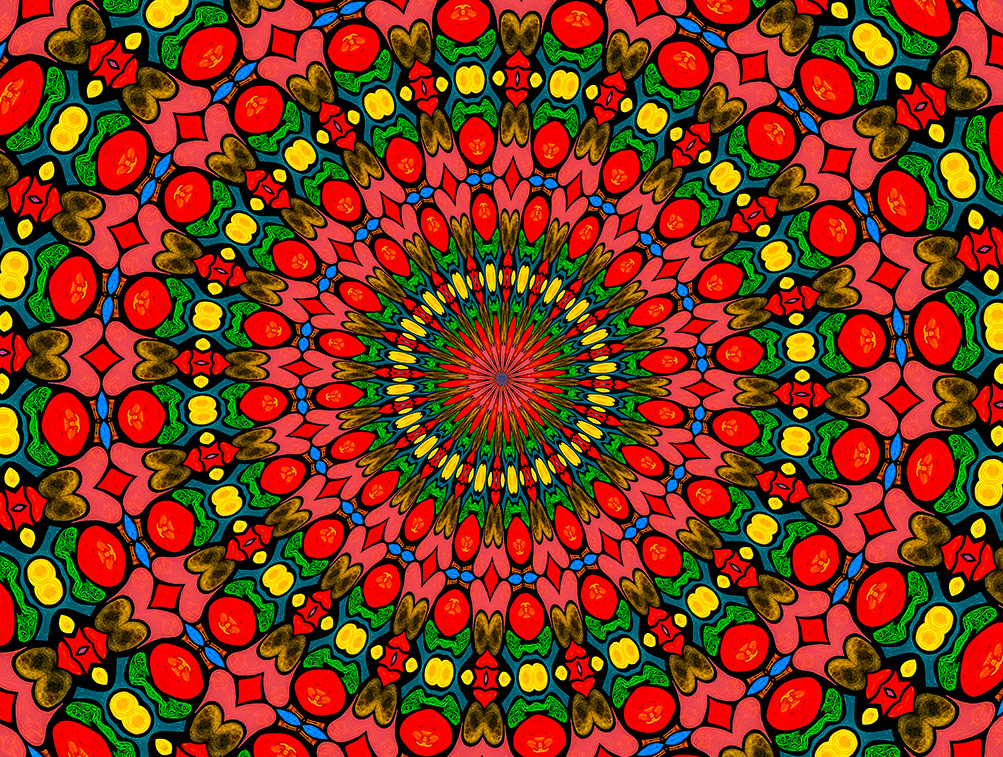 Digitally Modified Original Abstract Painting By Peter Smolenski