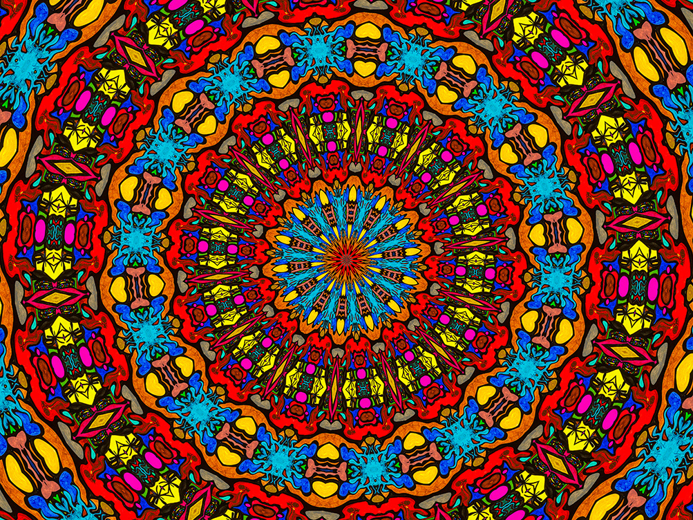 Digitally Modified Original Abstract Painting By Peter Smolenski