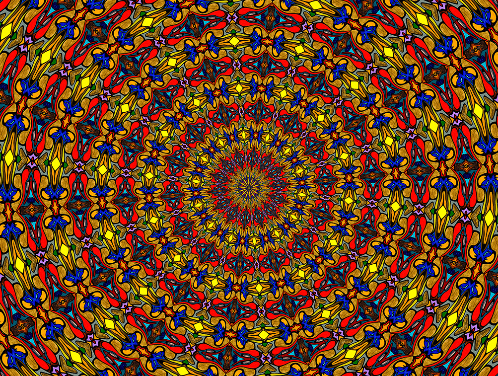 Digitally Modified Original Abstract Painting By Peter Smolenski