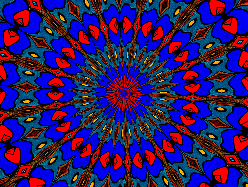 Digitally Modified Original Abstract Painting By Peter Smolenski
