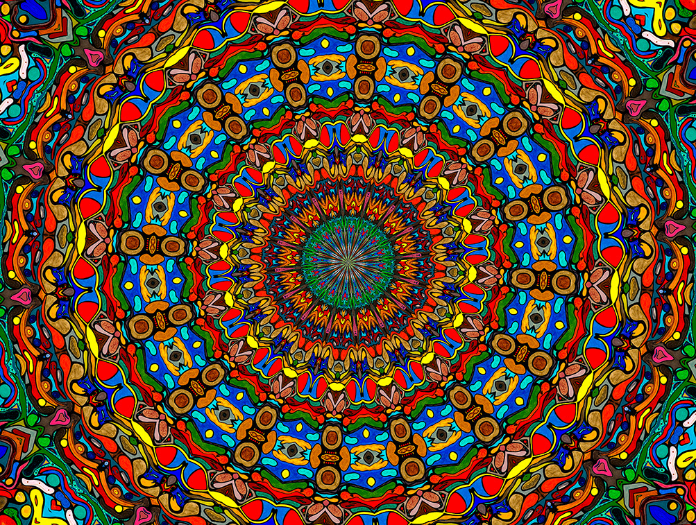 Digitally Modified Original Abstract Painting By Peter Smolenski