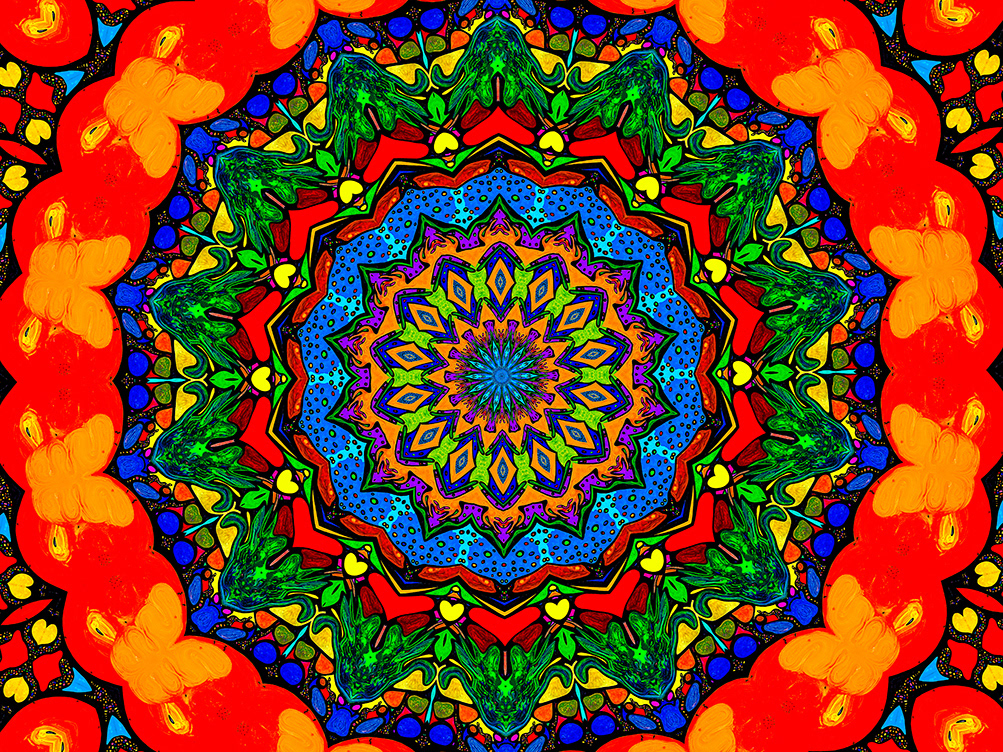 Digitally Modified Original Abstract Painting By Peter Smolenski