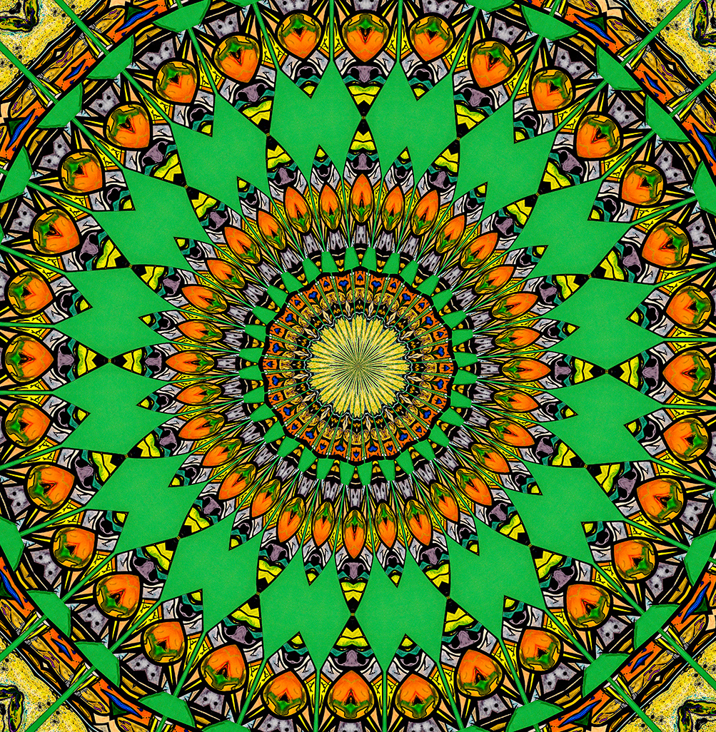Digitally Modified Original Abstract Painting By Peter Smolenski
