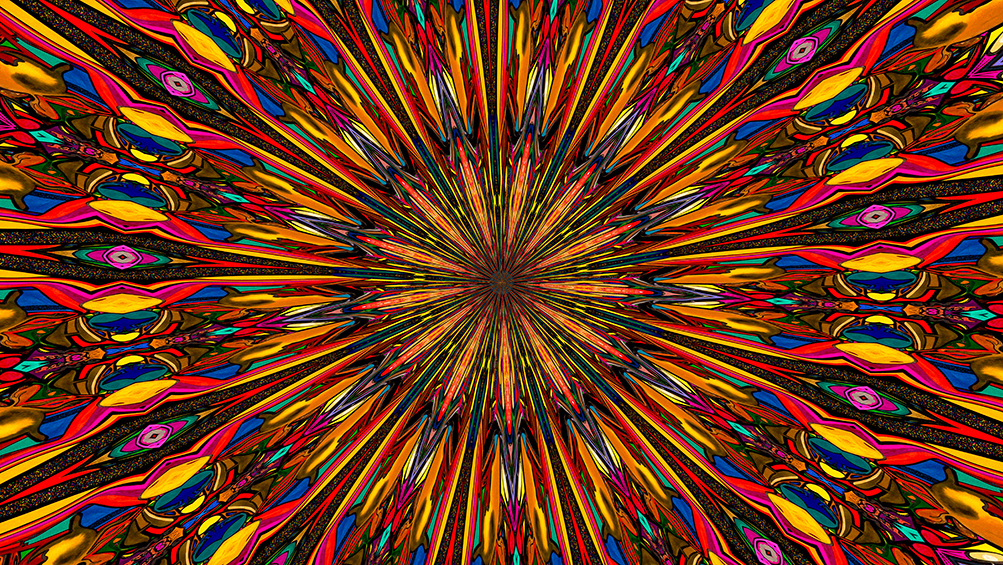 Digitally Modified Original Abstract Painting By Peter Smolenski