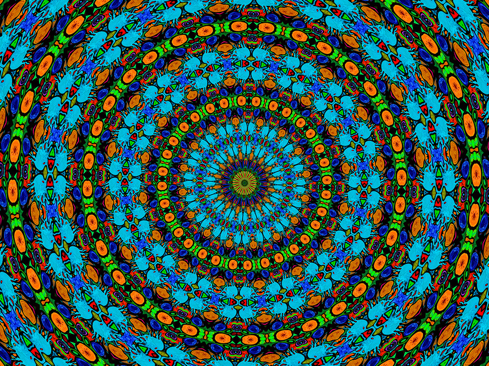 Digitally Modified Original Abstract Painting By Peter Smolenski